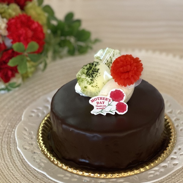 母の日　抹茶のザッハ